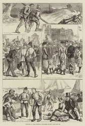 Sketches at the Brighton Volunteer Review